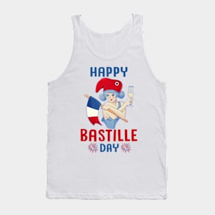 Marianne of France Bastille day French Tank Top